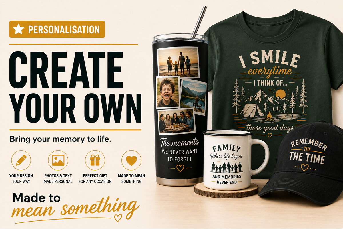 Personalise and Create your own