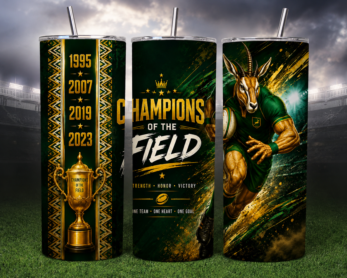 20oz Tumbler - Springboks Rugby - each