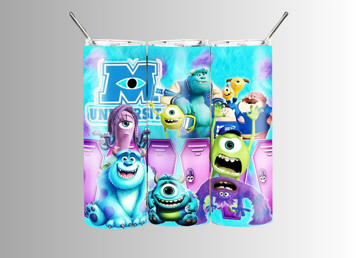 20oz Tumbler - Monsters Inc print - each