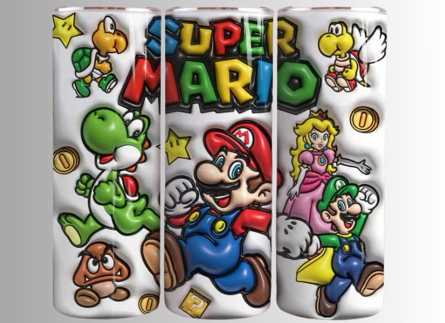 20oz Tumbler - Super Mario - each