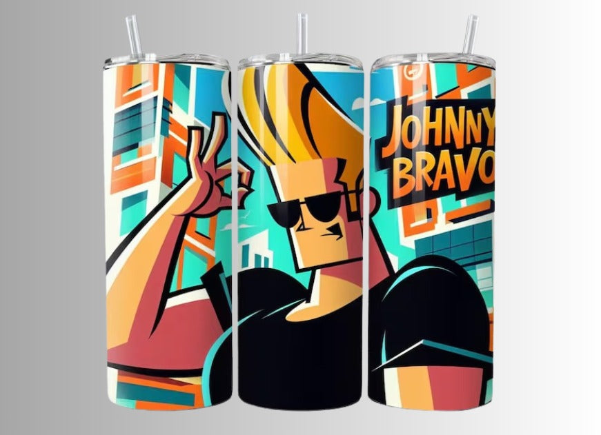 20oz Tumbler - Johnny Bravo - each